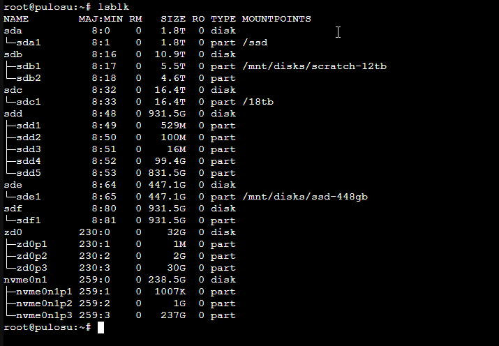 rebuilding storage architecture on the homelab